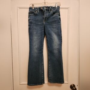 Good American Good Legs Cropped Bootcut Jeans